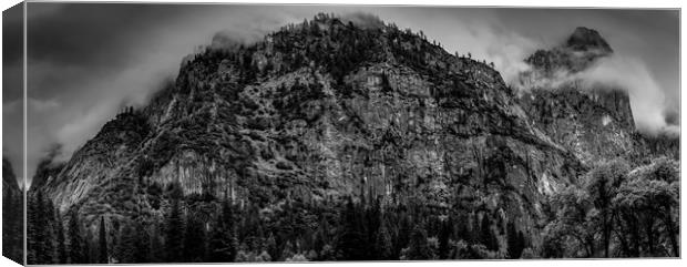 Cathedral Rocks, Yosemite National Park Canvas Print by Gareth Burge Photography