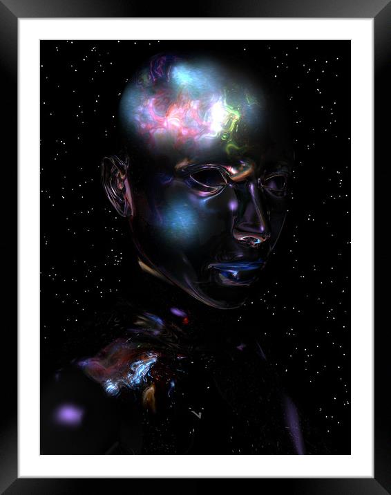 Star Mind Framed Mounted Print by Hugh Fathers
