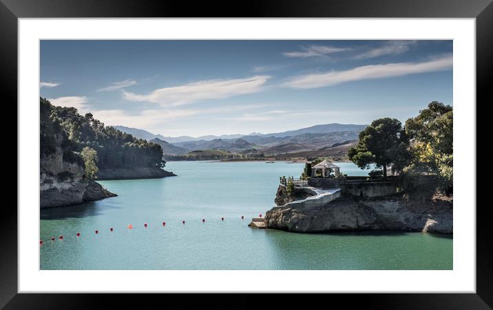 Andalusian Lakes Framed Mounted Print by Keith Harris