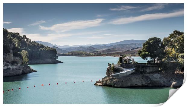 Andalusian Lakes Print by Keith Harris