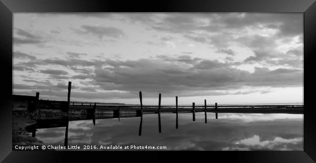 Solway Coast Framed Print by Charles Little