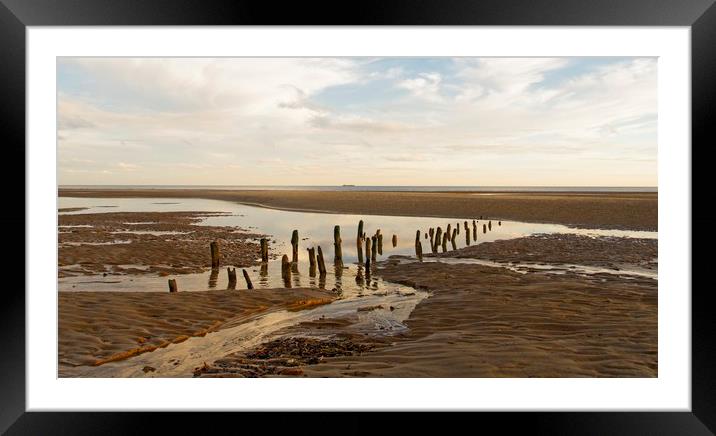 Evening on Camber Sands Framed Mounted Print by Keith Harris