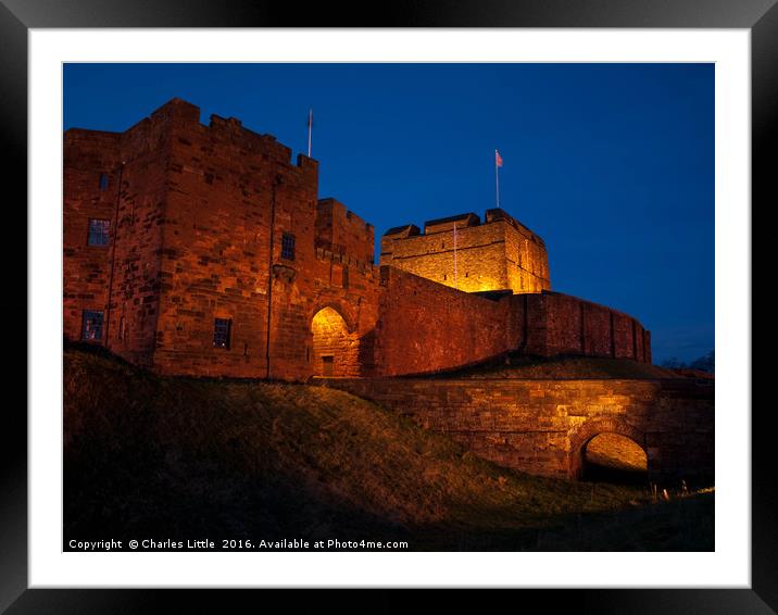 Carlisle Castle Framed Mounted Print by Charles Little