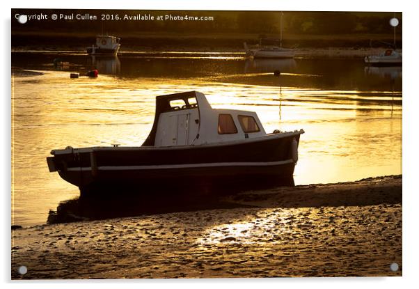 Small Boat. Acrylic by Paul Cullen