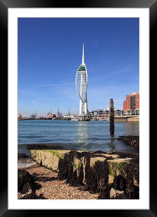 Spinaker Tower, Portsmouth Framed Mounted Print by Derek Wallace
