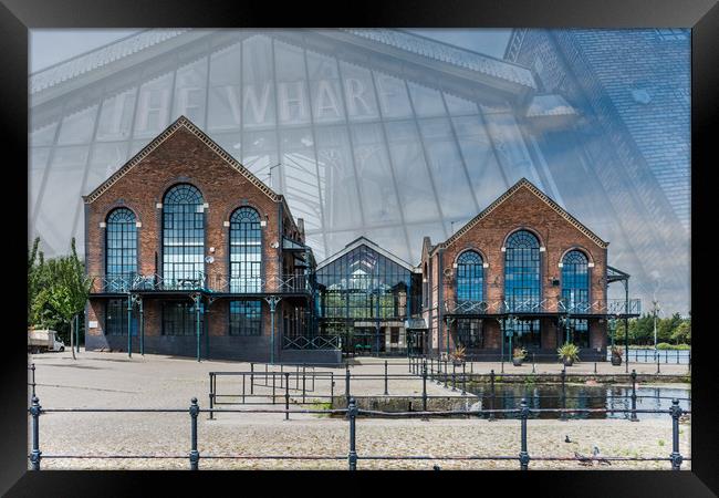 The Wharf Cardiff Bay Framed Print by Steve Purnell