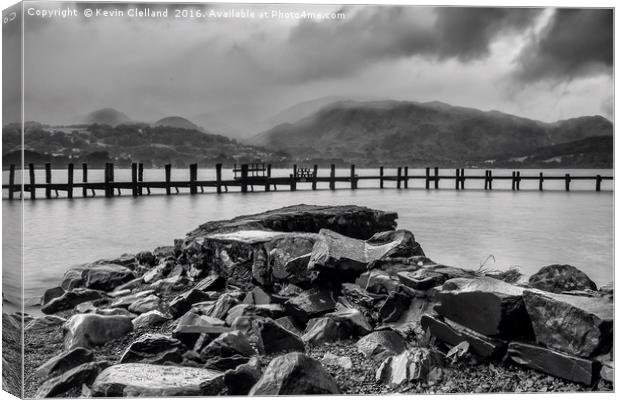 Brandlehow Jetty Canvas Print by Kevin Clelland