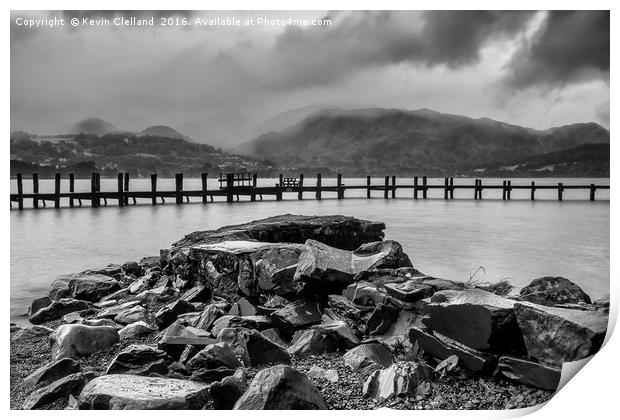 Brandlehow Jetty Print by Kevin Clelland