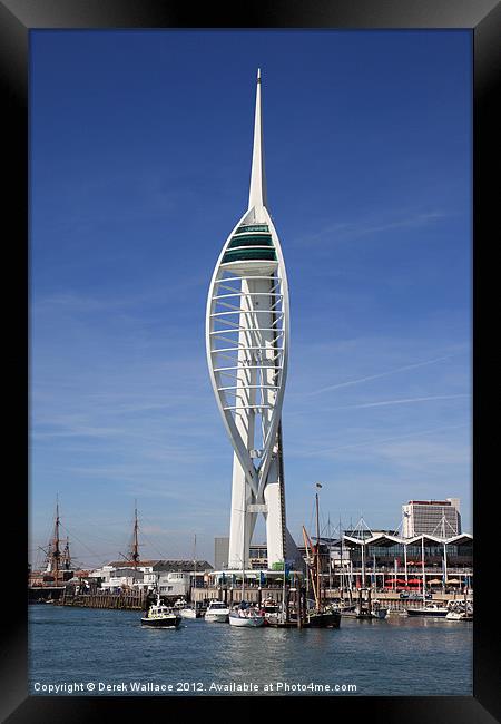 Spinaker Tower, Portsmouth Framed Print by Derek Wallace