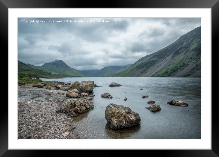 Wast Water Framed Mounted Print by Kevin Clelland