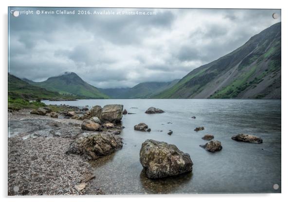 Wast Water Acrylic by Kevin Clelland