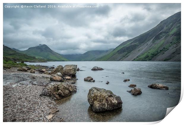 Wast Water Print by Kevin Clelland