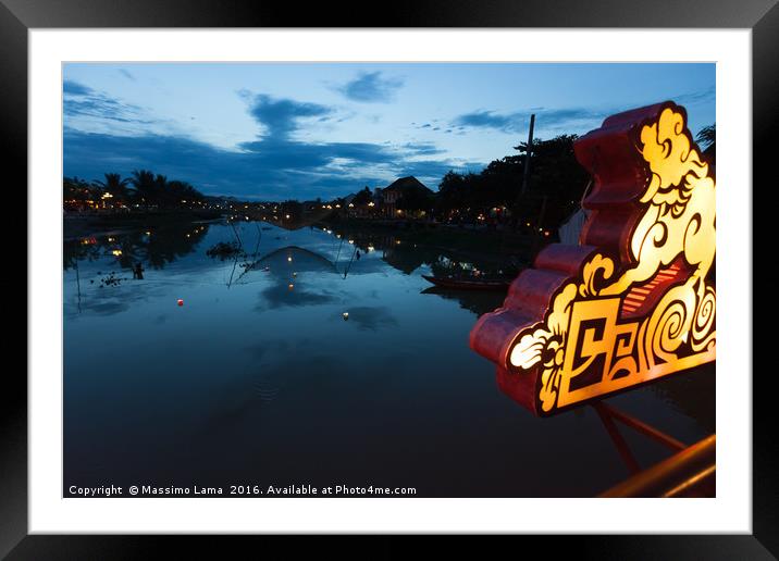 HOI AN Framed Mounted Print by Massimo Lama