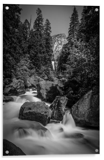 Merced River and Vernal Falls, Yosemite Acrylic by Gareth Burge Photography