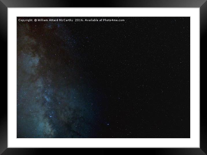 Milky Way Framed Mounted Print by William AttardMcCarthy