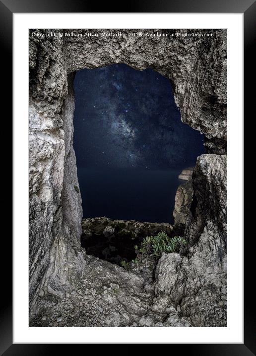 Window to the Skies Framed Mounted Print by William AttardMcCarthy