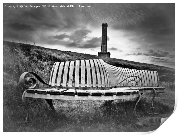 Peel tower monument Print by Derrick Fox Lomax