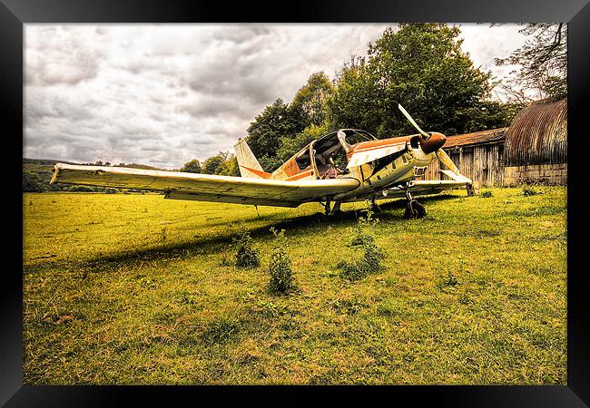 The Forgotten Plane. Framed Print by Jim kernan
