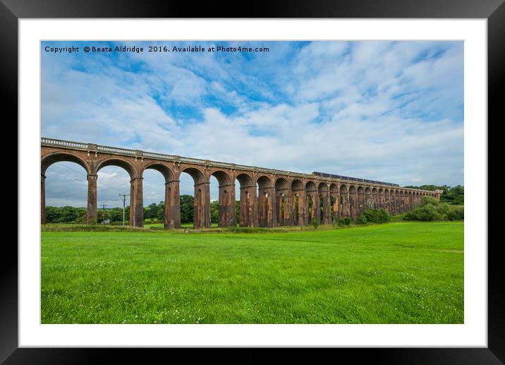 Ouse Valley Viaduct Framed Mounted Print by Beata Aldridge