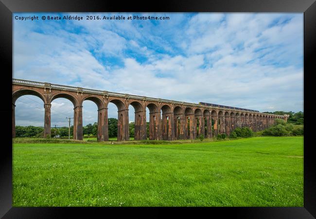 Ouse Valley Viaduct Framed Print by Beata Aldridge