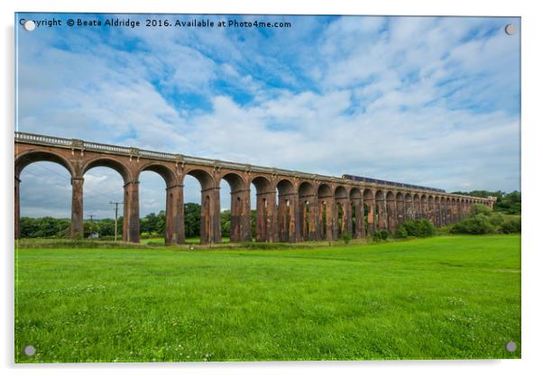 Ouse Valley Viaduct Acrylic by Beata Aldridge