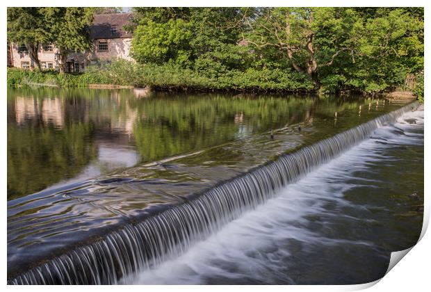 Bakewell Weir Print by James Grant