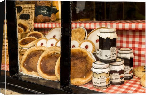 Bakewell Pudding and Jam Canvas Print by James Grant