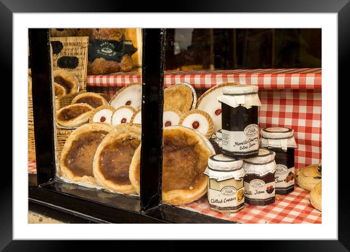 Bakewell Pudding and Jam Framed Mounted Print by James Grant