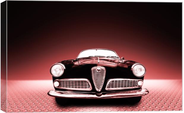 Alfa Romeo Giulietta sprint coupè Canvas Print by Guido Parmiggiani