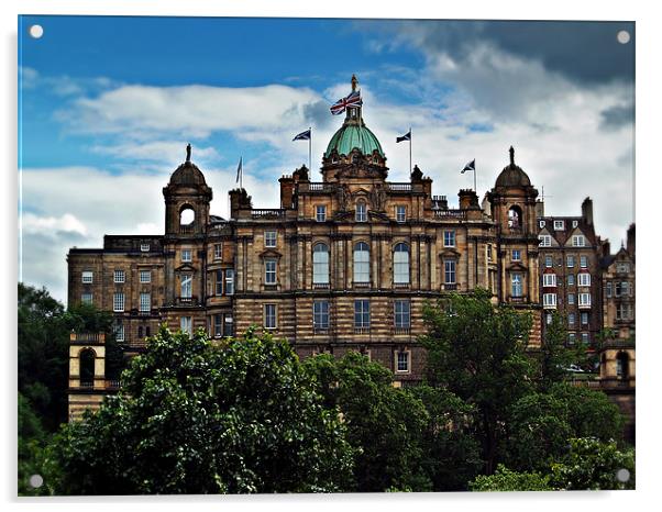 HBOS Head Office In Edinburgh, Scotland. Acrylic by Aj’s Images