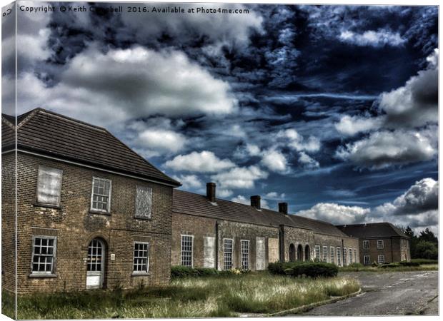 RAF Scampton - The Home of Past Heroes. Canvas Print by Keith Campbell