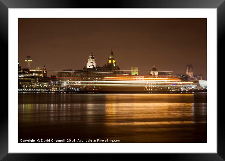 Liverpool Waterfront  Framed Mounted Print by David Chennell