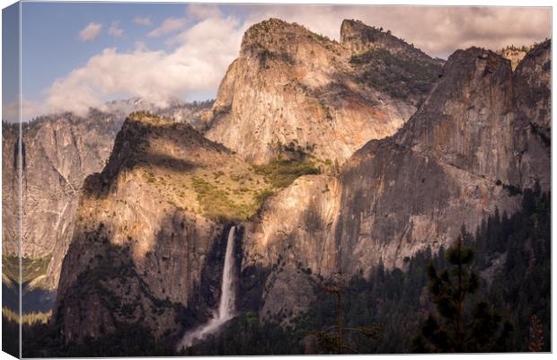 Bridalveil Fall, Yosemite National Park Canvas Print by Gareth Burge Photography