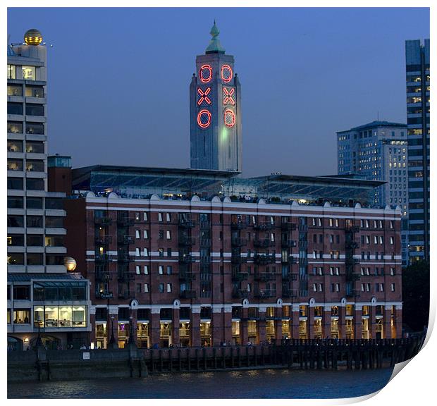 Oxo tower Print by David French