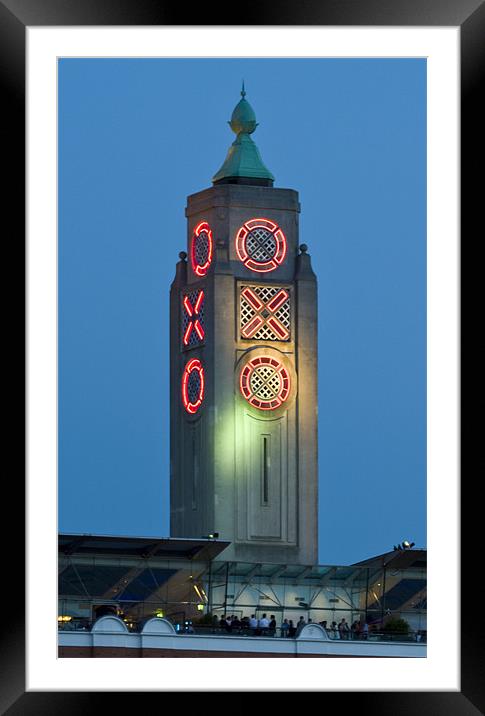 Oxo tower Framed Mounted Print by David French