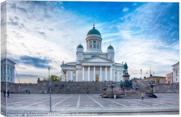 Helsinki Cathedral Canvas Print by Juha Remes