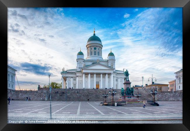 Helsinki Cathedral Framed Print by Juha Remes