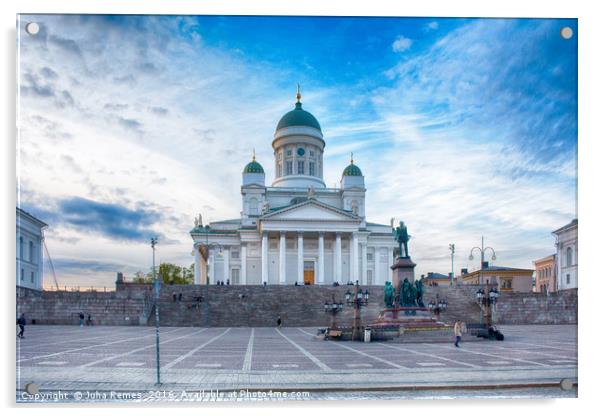 Helsinki Cathedral Acrylic by Juha Remes