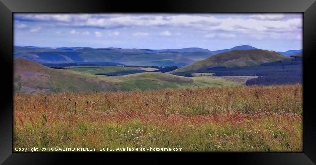 "ACROSS THE MISTY MOUNTAINS" Framed Print by ROS RIDLEY