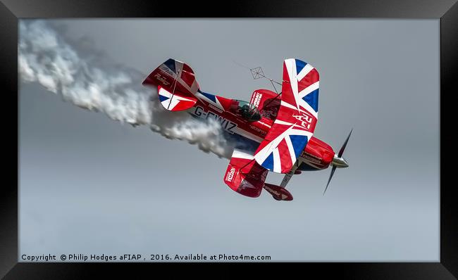 Pitts Special G-EWIZ Framed Print by Philip Hodges aFIAP ,