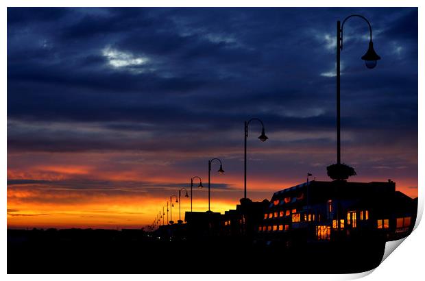 Lee on the Solent sunset Print by JC studios LRPS ARPS
