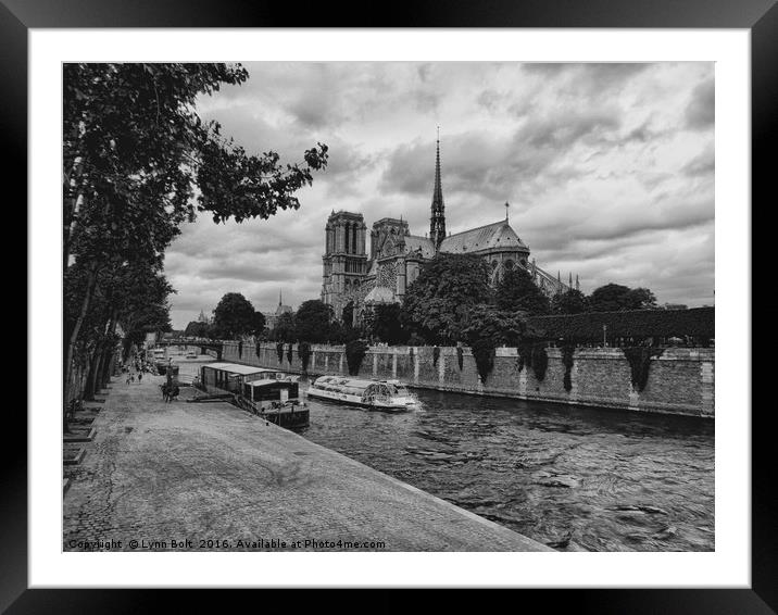 Notre Dame Paris Framed Mounted Print by Lynn Bolt