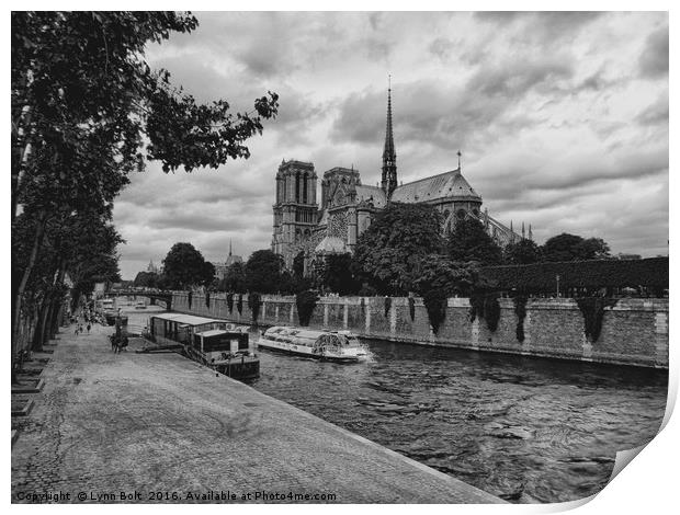 Notre Dame Paris Print by Lynn Bolt