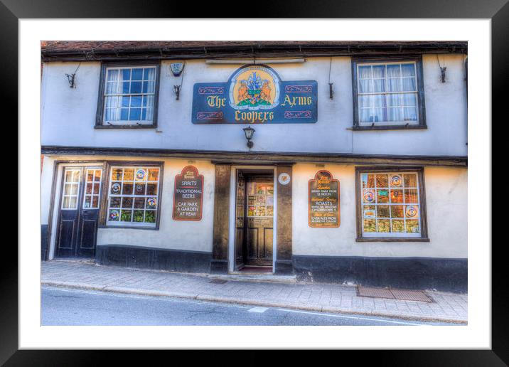 The Coopers Arms Pub Rochester Framed Mounted Print by David Pyatt