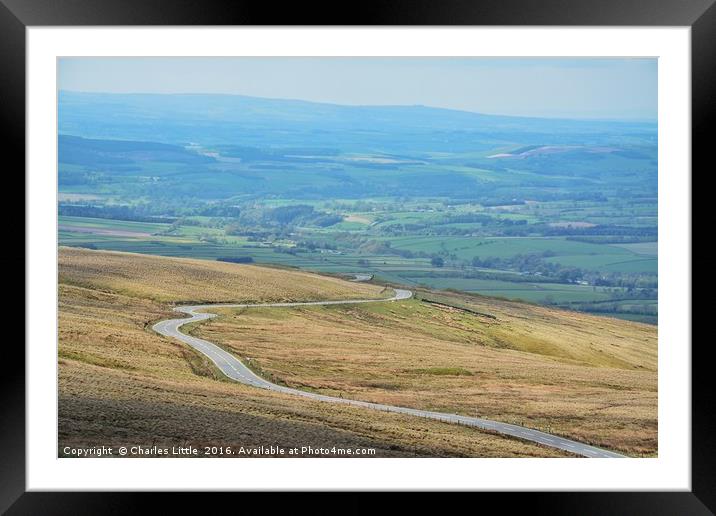 The View From Hartside  Framed Mounted Print by Charles Little