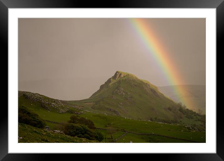 Chrome Hill Rainbow Framed Mounted Print by James Grant