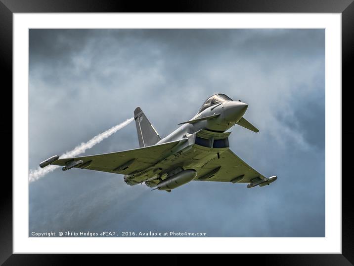 Typhoon FGR4 Framed Mounted Print by Philip Hodges aFIAP ,