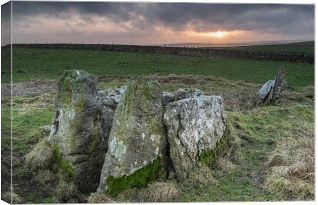 Five Wells Chambered Cairn Canvas Print by James Grant