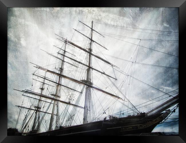 Tall Ship Framed Print by Mary Lane