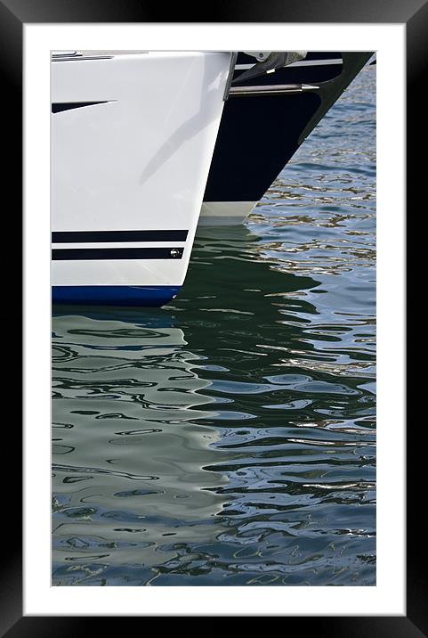 Yachts Framed Mounted Print by David French